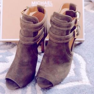 Michael Kors Open toe booties. Size 7